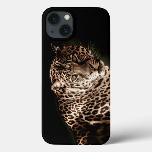 Spotlood Leopard Starring Case-Mate iPhone Case (Achterkant)