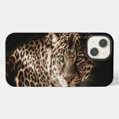 Spotlood Leopard Starring iPhone Hoesje (Achterkant horizontaal)