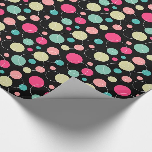 Spots and Circles 150816 Cadeaupapier (Hoek)