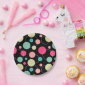 Spots and Circles 150816 Papieren Bordje (Feest)