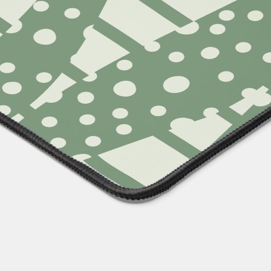 Spots and Stripes 2 - Green Bureaumat (Hoek)