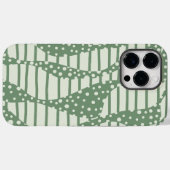 Spots and Stripes 2 - Green Case-Mate iPhone Case (Achterkant (horizontaal))