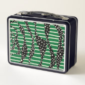 Spots and Stripes 2 - Green, Cream and Black (Achterkant)