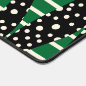 Spots and Stripes 2 - Green, Cream and Black Bureaumat (Hoek)