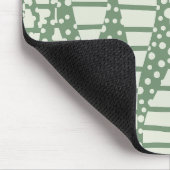 Spots and Stripes 2 - Green Muismat (Hoek)
