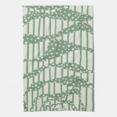 Spots and Stripes 2 - Green Theedoek (Verticaal)