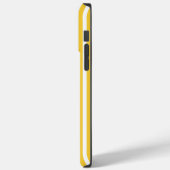 Spots and Stripes - Turquoise en Yellow Case-Mate iPhone Case (Achterkant / Links)