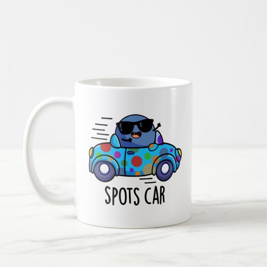 Spots Auto Grappig Sport Auto Pun Koffiemok (Links)