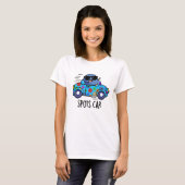 Spots Auto Grappig Sport Auto Pun T-shirt (Voorkant volledig)
