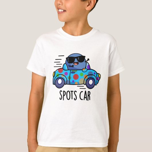 Spots Auto Grappig Sport Auto Pun T-shirt (Voorkant)