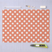 Spots Design Burnt Sienna Tissuepapier (Craft)