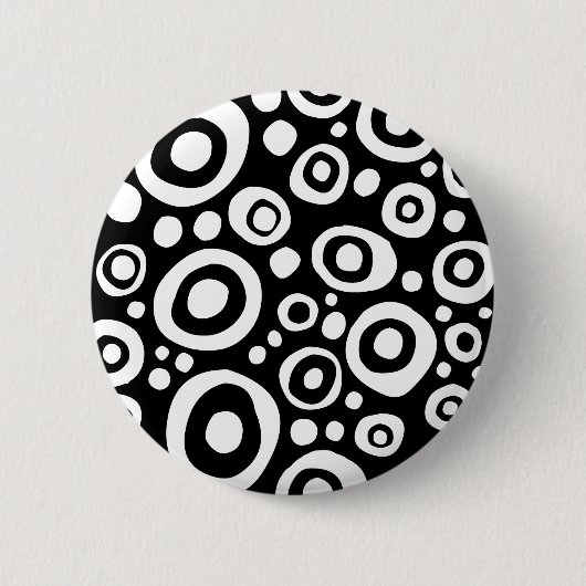 Spots en cirkels - 02 ronde button 5,7 cm (Voorkant)