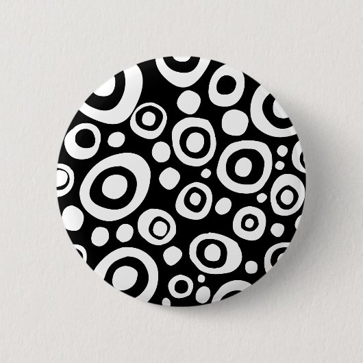 Spots en cirkels - 03 ronde button 5,7 cm (Voorkant)