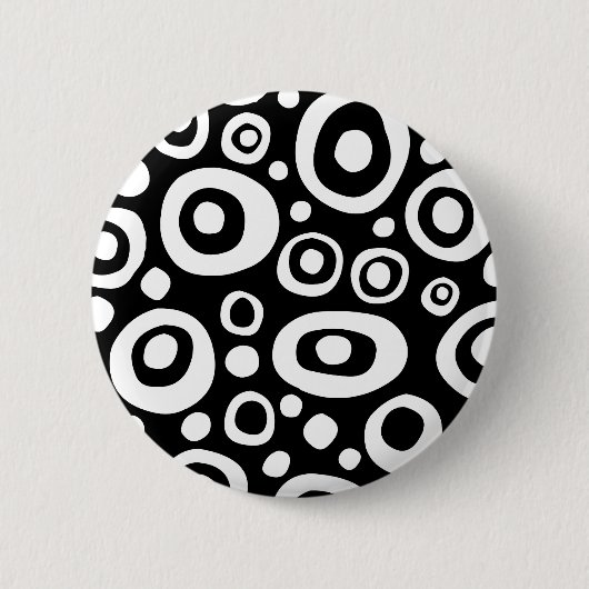 Spots en cirkels - 06 ronde button 5,7 cm (Voorkant)