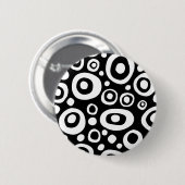 Spots en cirkels - 06 ronde button 5,7 cm (Voorkant /achterkant)