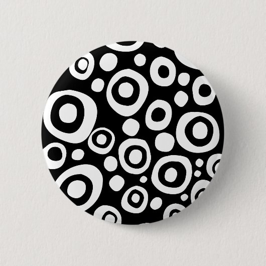 Spots en cirkels - 07 ronde button 5,7 cm (Voorkant)