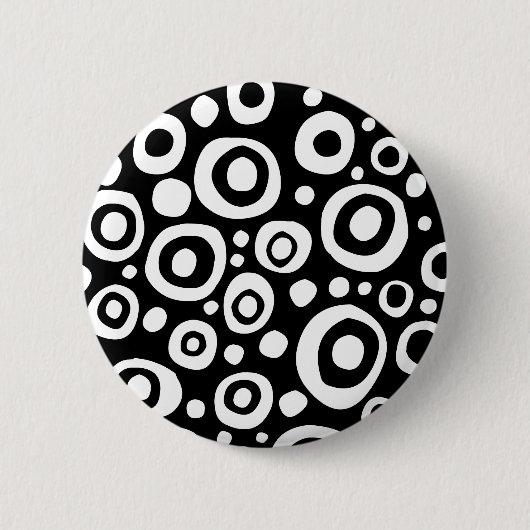 Spots en cirkels - 08 ronde button 5,7 cm (Voorkant)