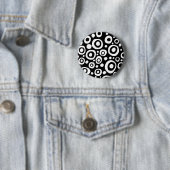 Spots en cirkels - 08 ronde button 5,7 cm (In situ)