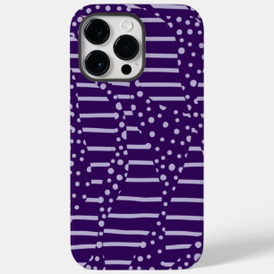 Spots en strepen 2 - Paars Case-Mate iPhone 14 Pro Max Hoesje