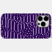 Spots en strepen 2 - Paars Case-Mate iPhone Case (Achterkant (horizontaal))