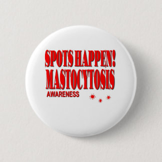Spots gebeuren - Mastocytosis Bewustheid Ronde Button 5,7 Cm