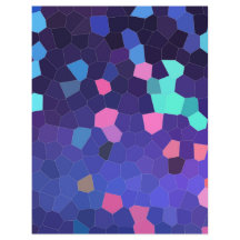 Spots in Blue en Turquoise - mozaïek