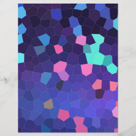 Spots in Blue en Turquoise - mozaïek