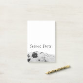 Spots na het bezoek bekijken post-it® notes (Op bureau)