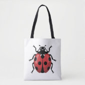 Spots of Joy Ladybug  Tote Bag (Voorkant)