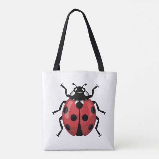 Spots of Joy Ladybug  Tote Bag (Achterkant)