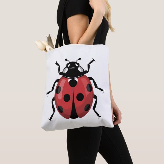 Spots of Joy Ladybug  Tote Bag (Dichtbij)