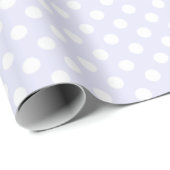 Spots Pattern Lavender Mist Cadeaupapier (Rol Hoek)