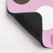 Spots Pink Mousepad Muismat (Hoek)