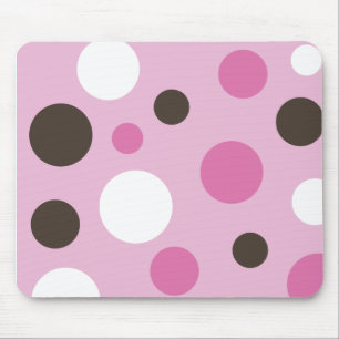 Spots Pink Mousepad Muismat