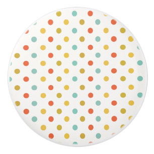 Spots Polka Dots zien Keramische Knop