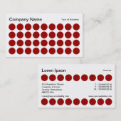 Spots - Ruby, Black en White Visitekaartje (Voorkant / Achterkant)