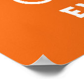 Spots Theme Football Baby shower Poster (Hoek)