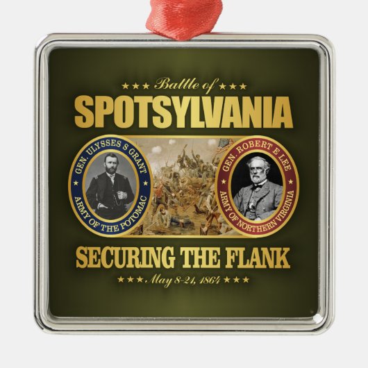 Spotsylvania CH (BA) Metalen Ornament (Voorkant)