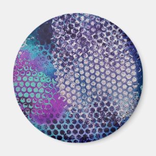 Spotted Abstract Fun Magneet