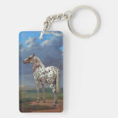 Spotted Appaloosa Horse Sleutelhanger (achterkant)