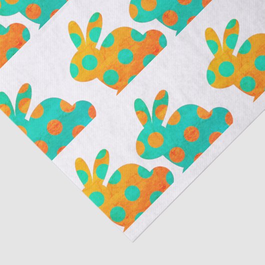 Spotted Bunny Tissuepapier (Detail)