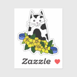 Spotted Cat Laptop Sticker