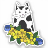 Spotted Cat Laptop Sticker (Voorkant)