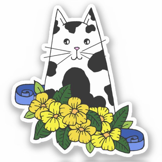 Spotted Cat Laptop Sticker (Voorkant)