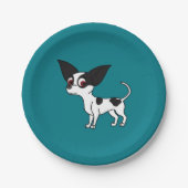 Spotted Chihuahua met Short Hair Papieren Bordje (Voorkant)