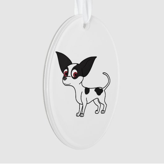 Spotted Chihuahua Ornament (voorkant)