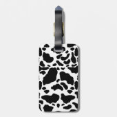 Spotted Cow Print, Cow Patroon, Dierenbont Bagagelabel (Achterkant verticaal)