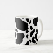 Spotted Cow Print, Cow Patroon, Dierenbont Koffiemok (Voorkant rechts)