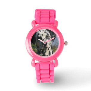 Spotted Dalamtian Dog Horloge