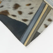 Spotted Dog op Car Ride Art Print Fleece Deken (Hoek)